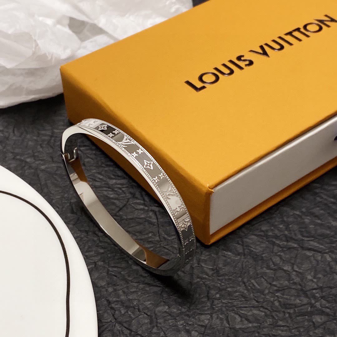 Louis Vuitton Monogram Star Bangle Bracelet